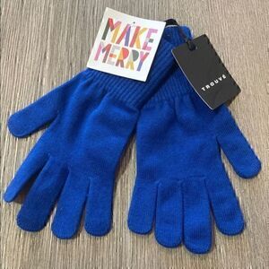 Blue Gloves Stretch Knit from Nordstrom NWT